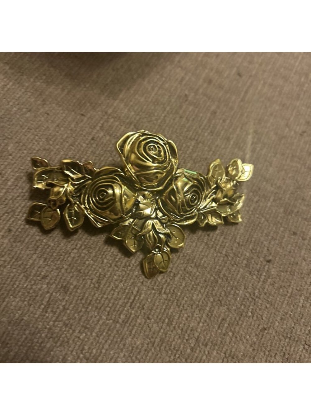 Gold Roses Gold Color Hair Clip Pin New Girls Event Style